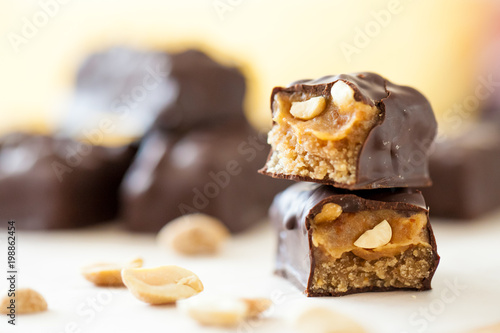 Healthy version of chocolate bars