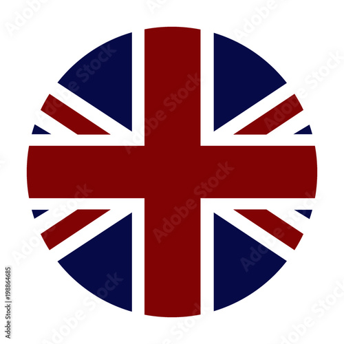 UK flag. Vector