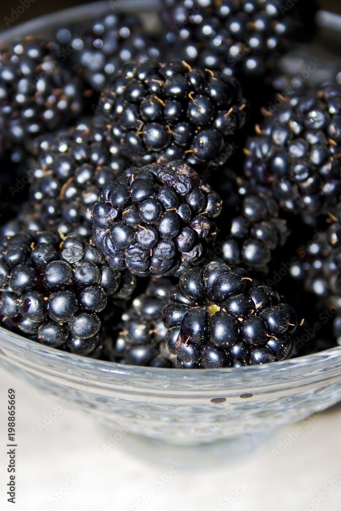 Fresh garden blackberry Fresh garden blackberry