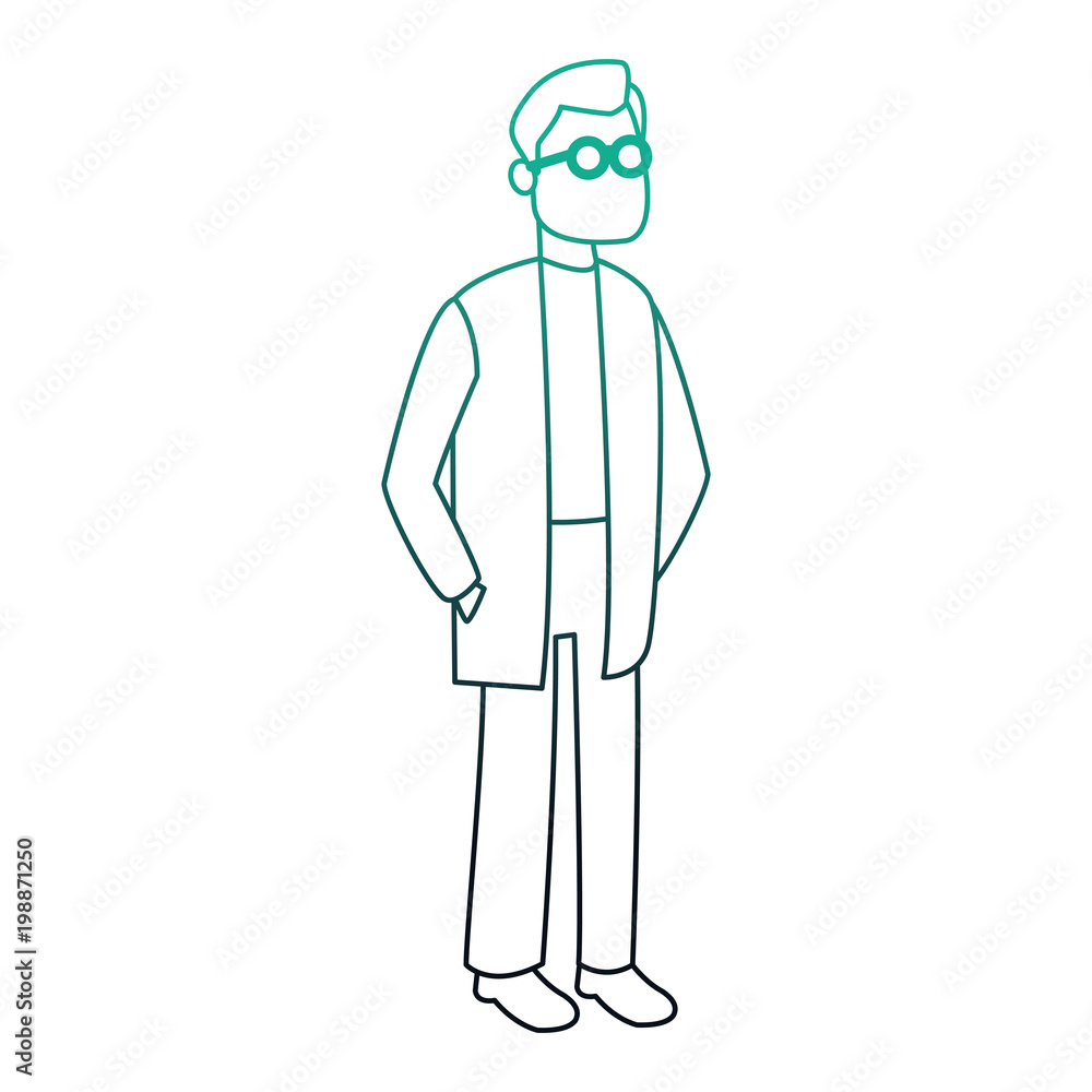 Doctor man cartoon vector illustration graphic design Doctor man cartoon vector illustration graphic design