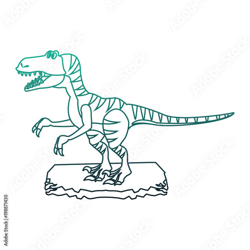 T rex cartoon vector illustration graphic design