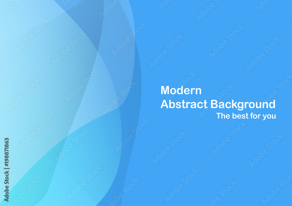 Abstract blue curve background with copy space for white text. Modern template design for cover, brochure and magazine. Abstract blue curve background with copy space for white text. Modern template design for cover, brochure and magazine.
