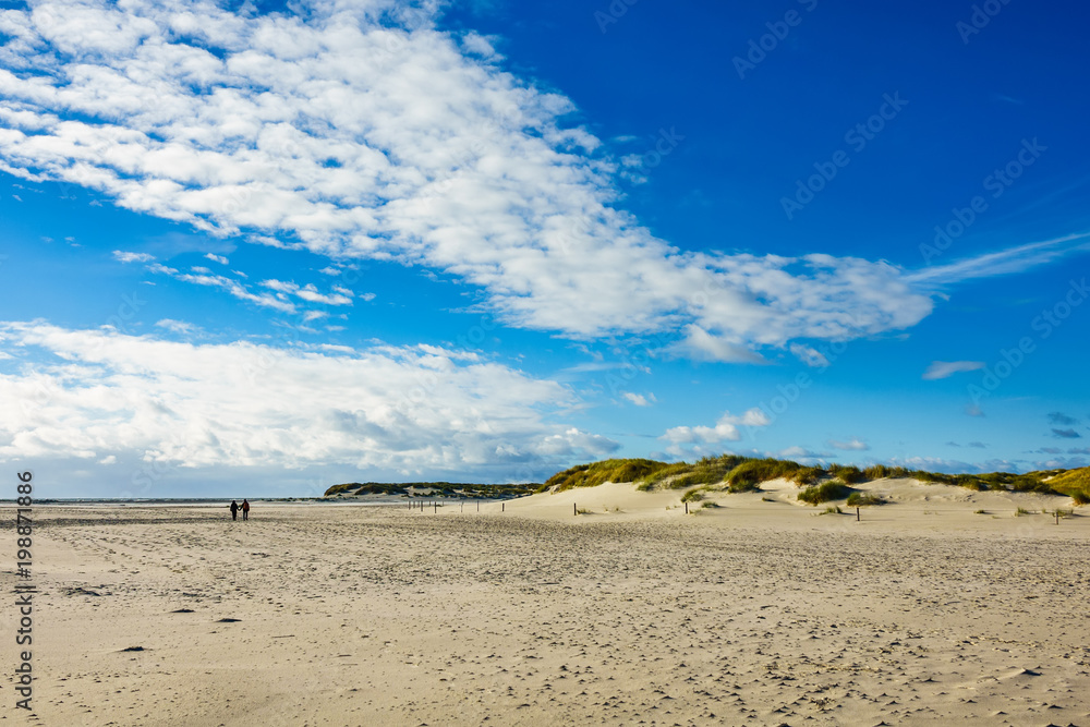 Strand an der Nordseeküste auf der Insel Amrum