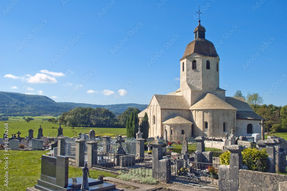 Eglise de Saint-Hymetière (Jura, France)