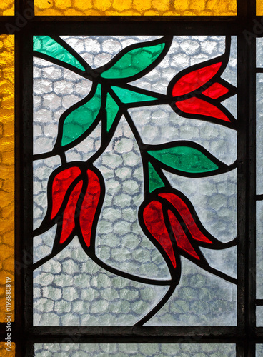 stained glass window for interior design