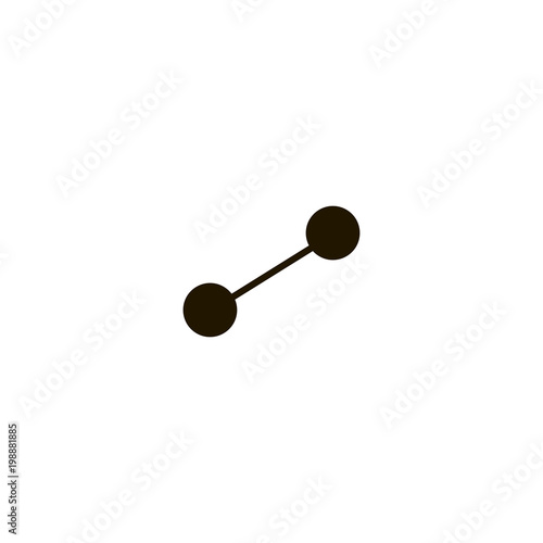 atom icon. sign design