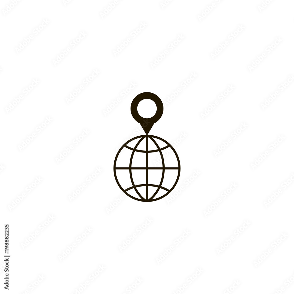 globe icon. sign design globe icon. sign design