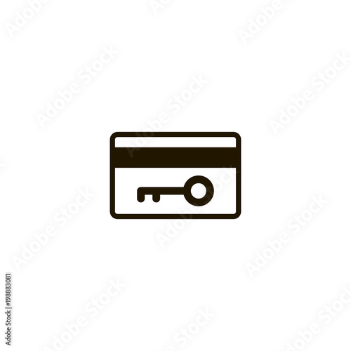 card icon. sign design