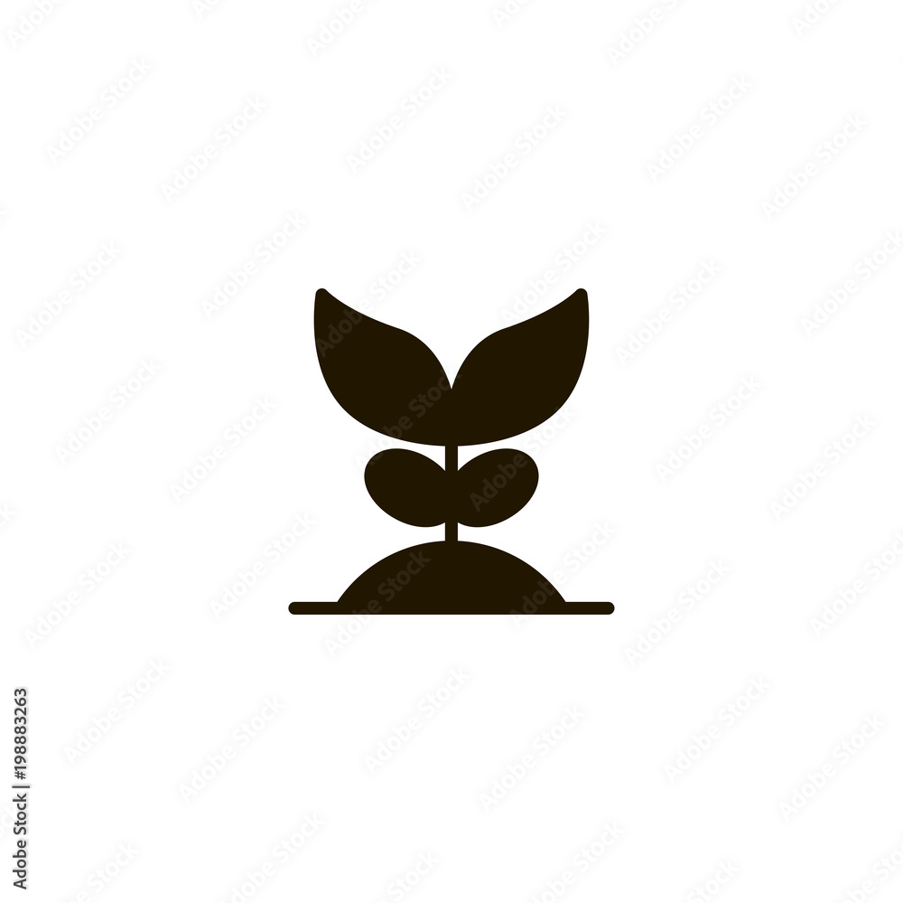 plant icon. sign design plant icon. sign design