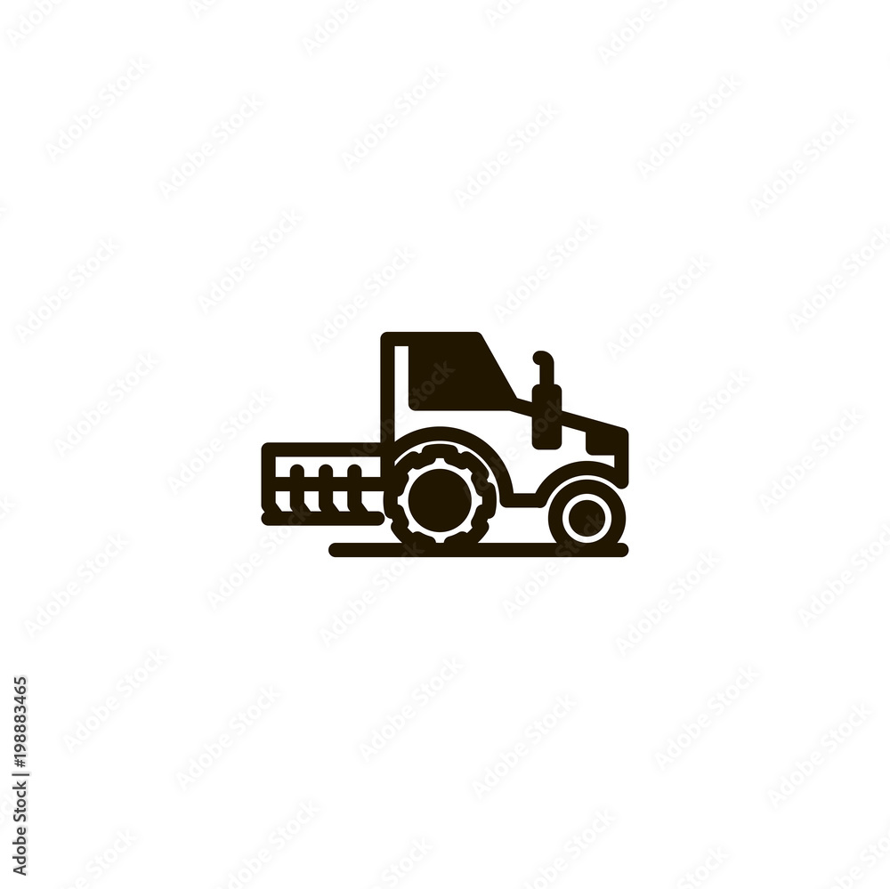 tractor icon. sign design