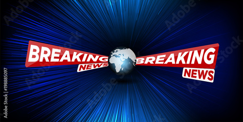News vector background, breaking news. Can be used for blog background or technological or business news article backdrop. 