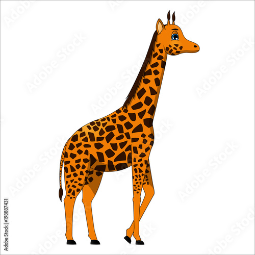 Cute cartoon giraffe © Tatiana