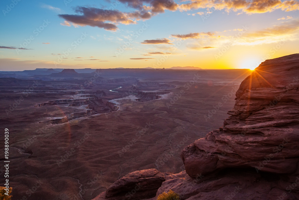 Fototapeta Spectacular landscapes of Canyonlands National park in Utah, USA