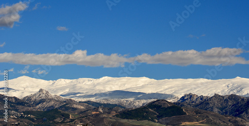 Snowy mountains and blue sky © imago1956rs