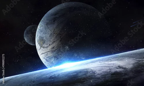 Obraz Kosmiczny blask planet