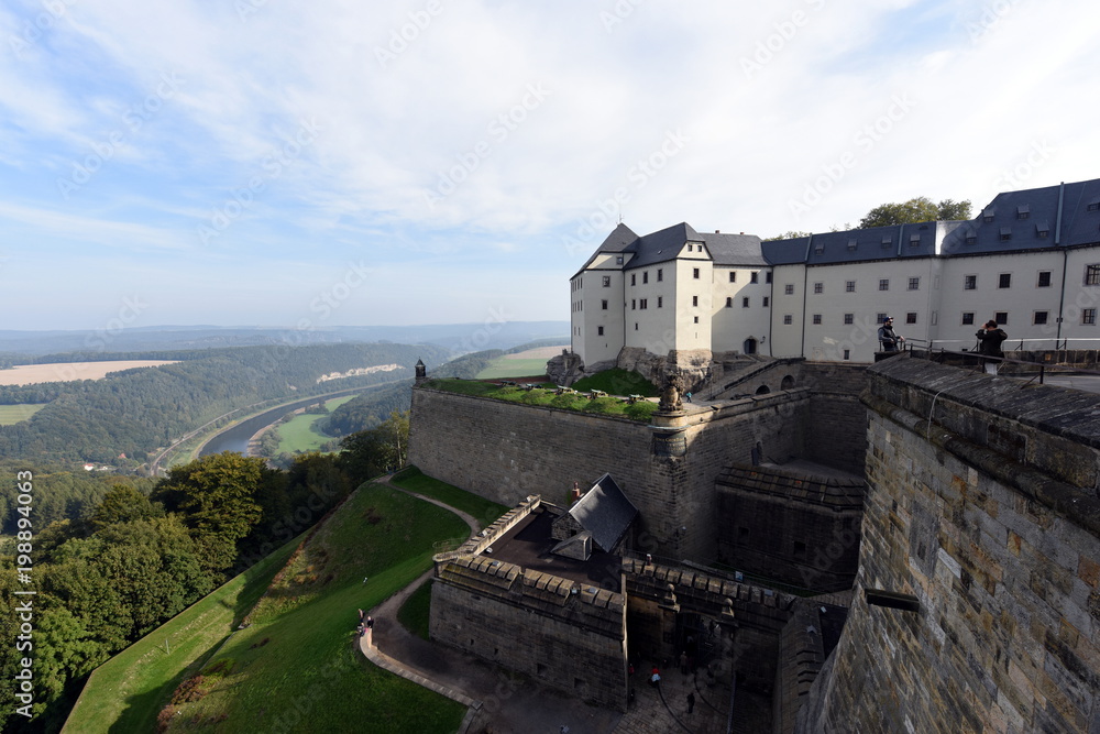 Festung Königstein, Zugangsbereich