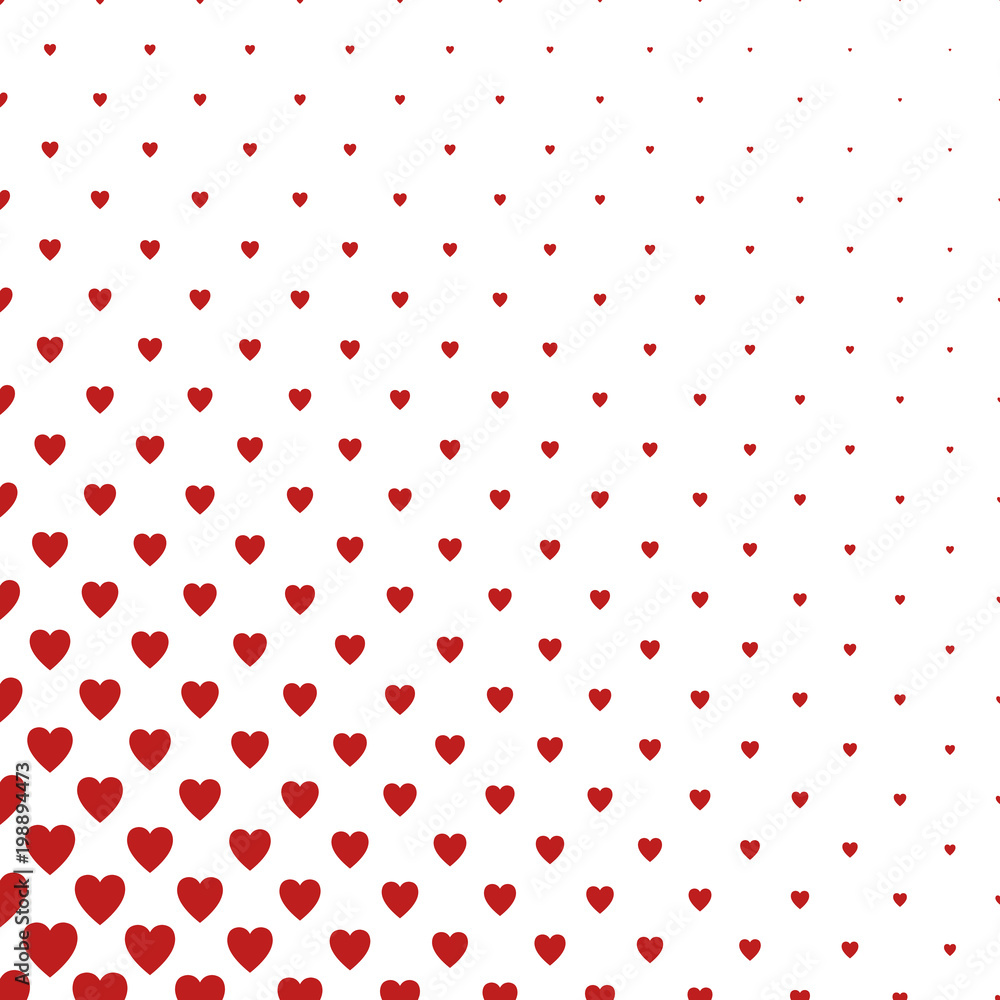 Red and white heart pattern background design Red and white heart pattern background design