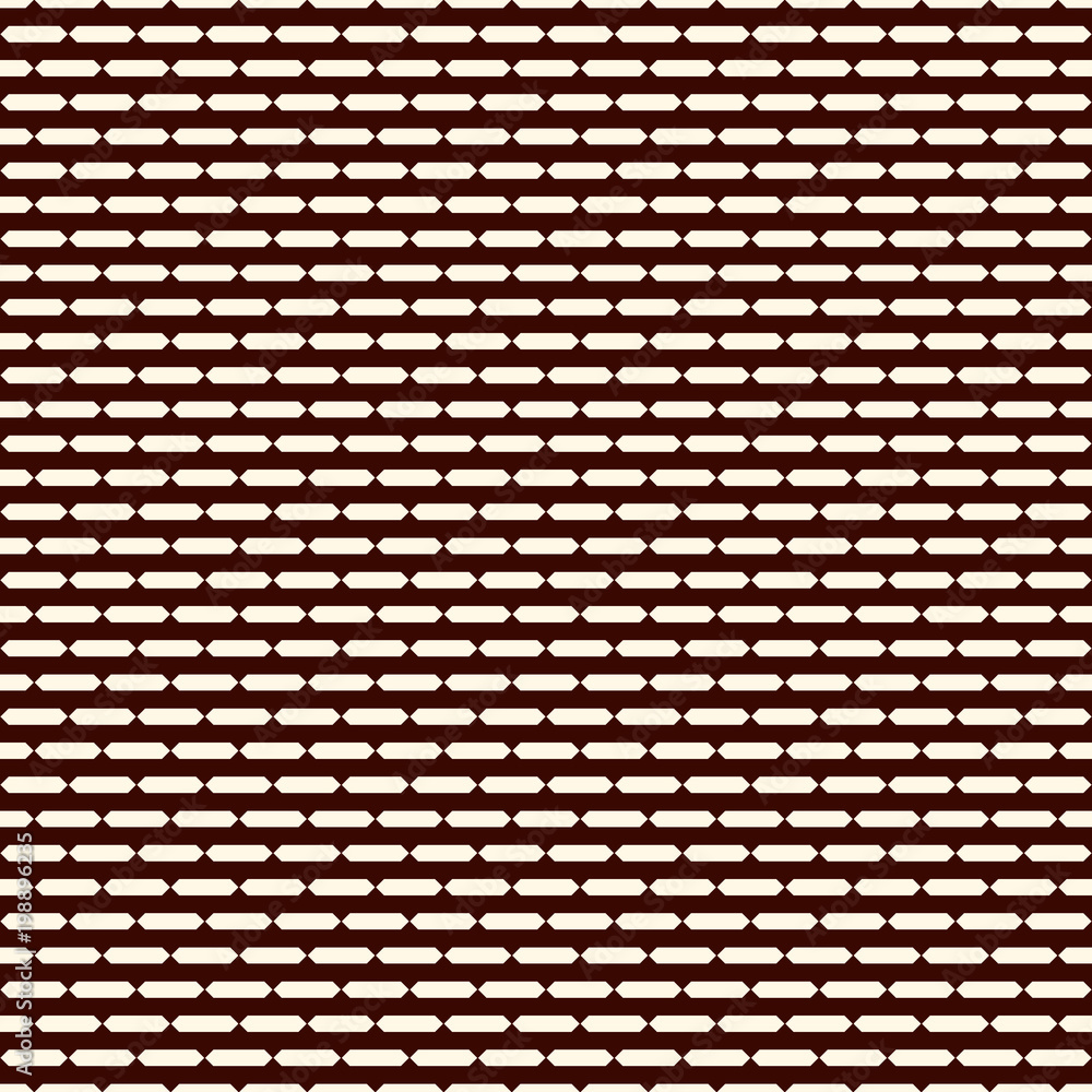 Seamless surface pattern with broken horizontal lines. Dashes motif. Repeated rectangle blocks. Hatched wallpaper. Seamless surface pattern with broken horizontal lines. Dashes motif. Repeated rectangle blocks. Hatched wallpaper.