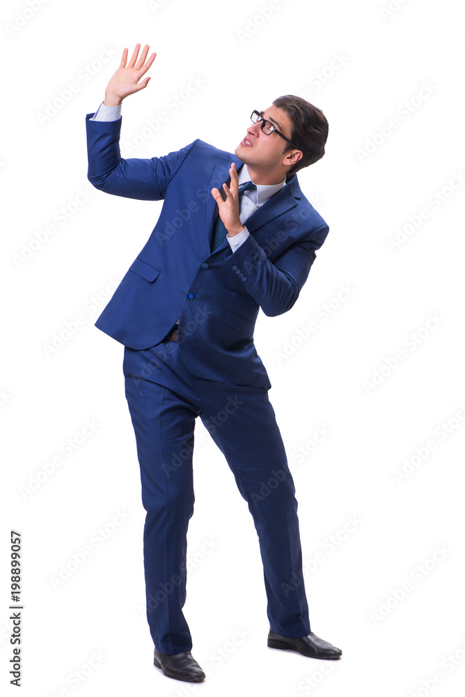 Businessman isolated on the white background Businessman isolated on the white background