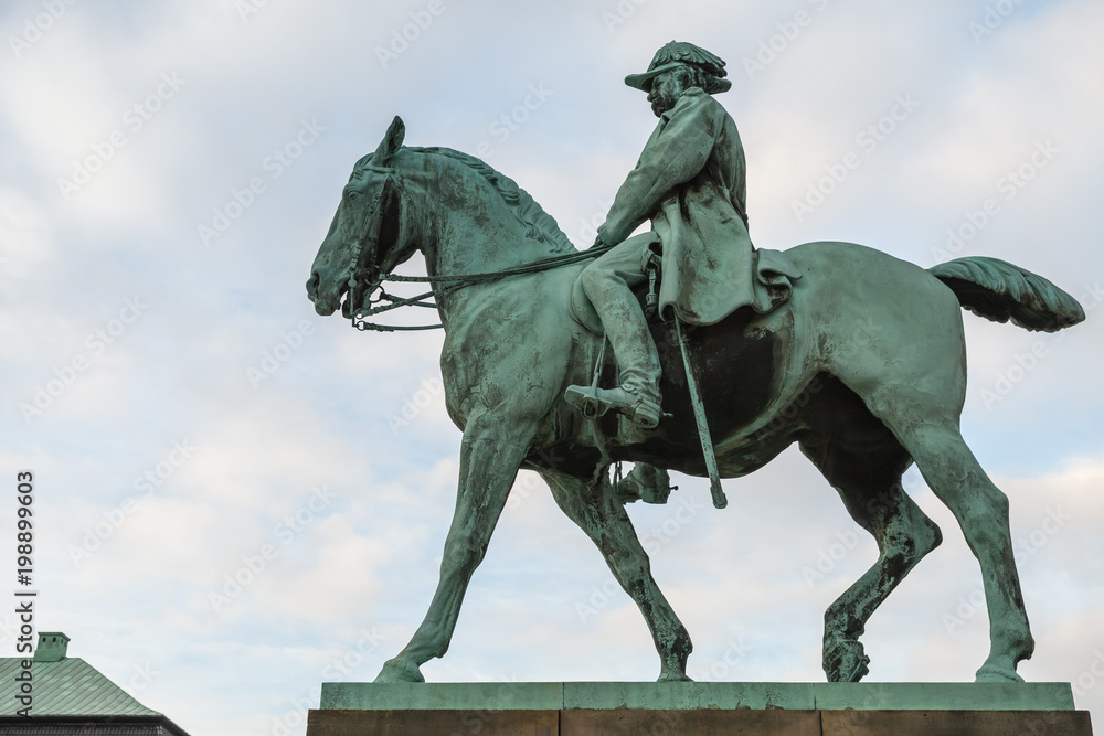 Equestrian statue of King Christian IX