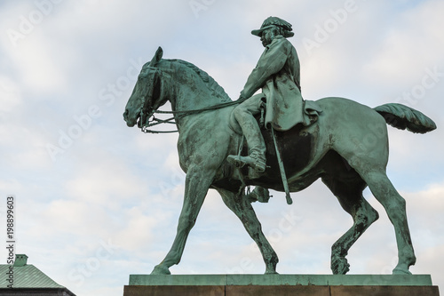 Equestrian statue of King Christian IX