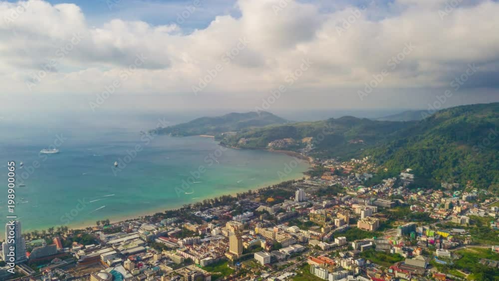 sunny day phuket island patong beach town aerial panorama 4k timelapse thailand
sunny day phuket island patong beach town aerial panorama 4k timelapse thailand