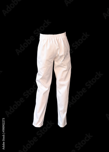 white trousers