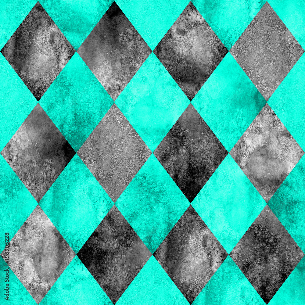 Foto auf Acrylglas mit Rautennahtloser Musterhintergrund. #198905228