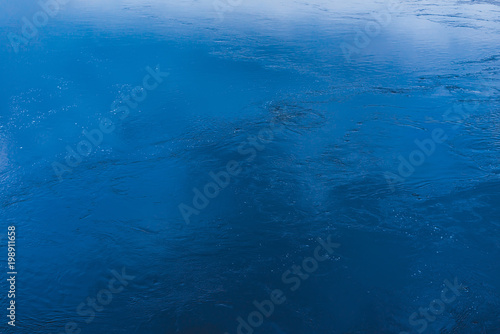 texture of blue water on the whole frame