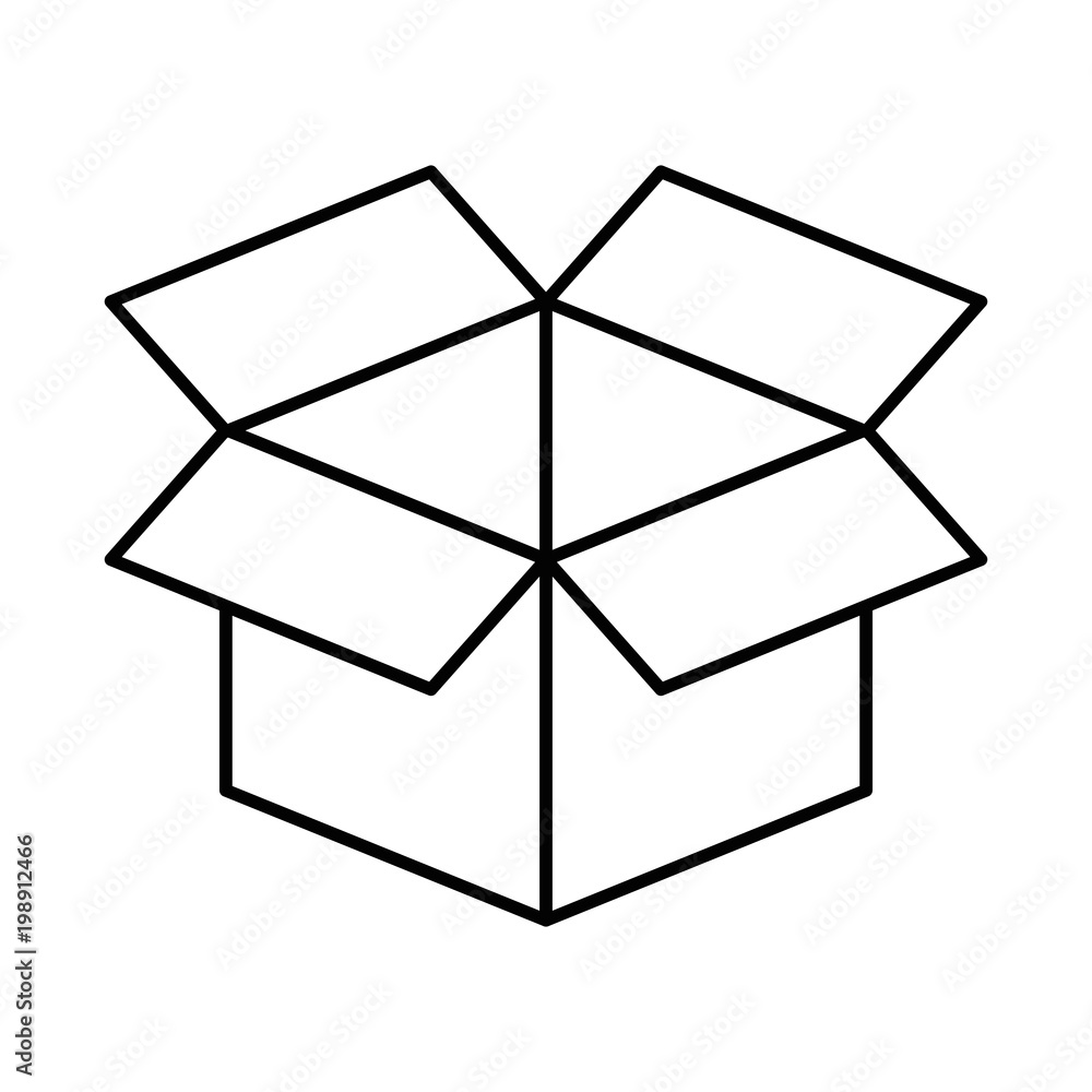 box carton isolated icon vector illustration design box carton isolated icon vector illustration design