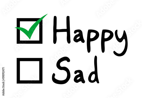 Select happy emotion