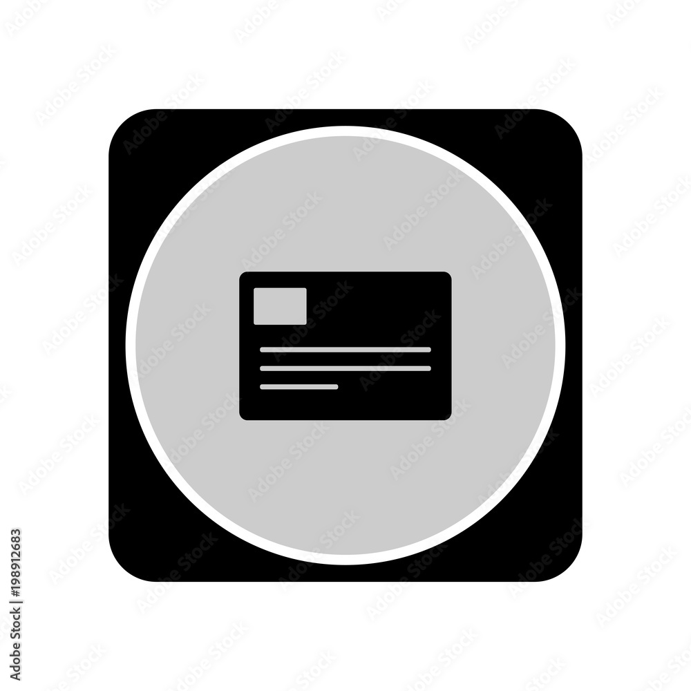 Mail icon. Vector Illustration Mail icon. Vector Illustration