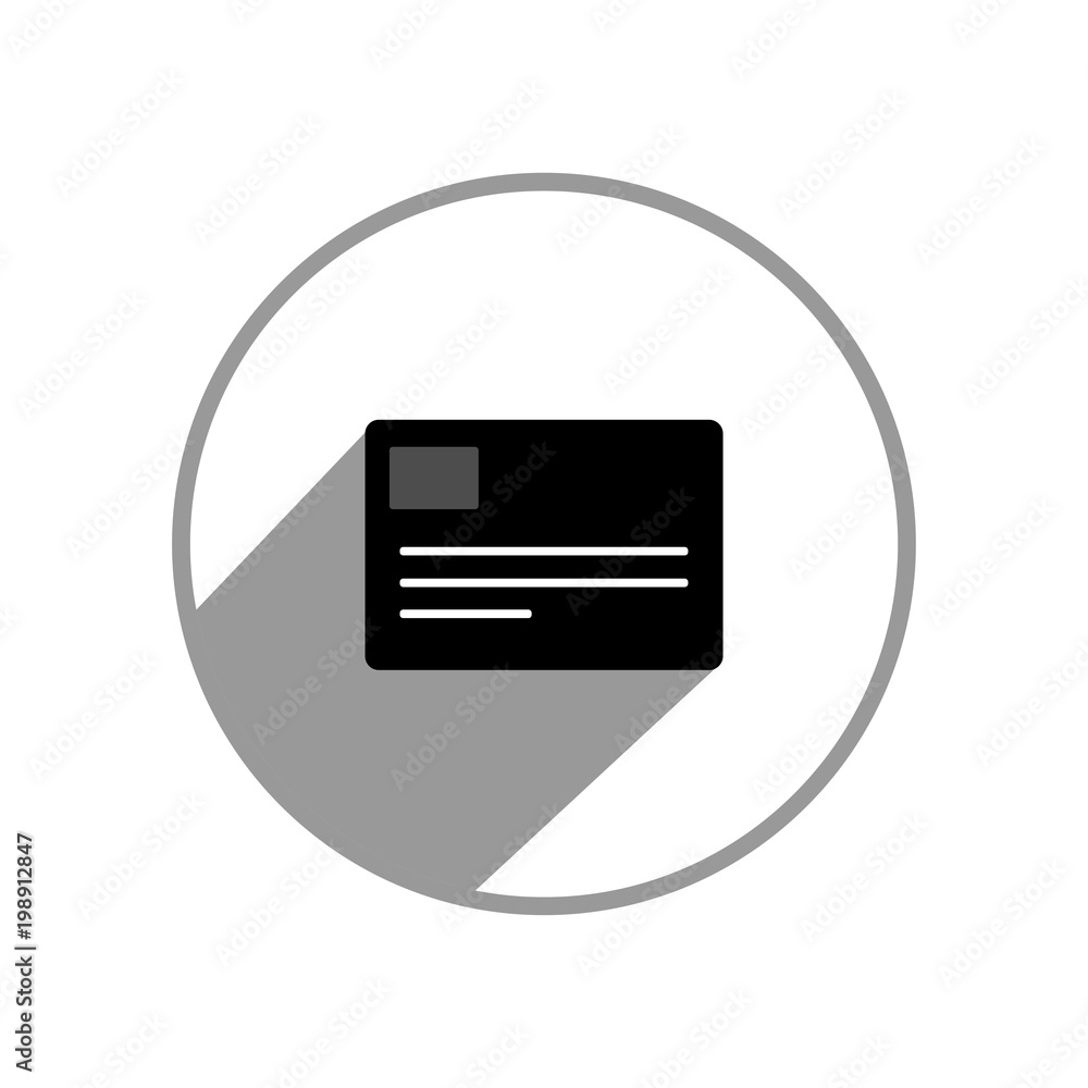 Mail icon. Vector Illustration Mail icon. Vector Illustration