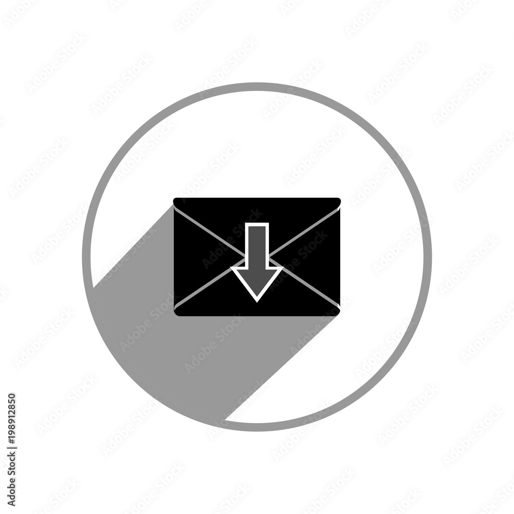 Mail icon. Vector Illustration Mail icon. Vector Illustration