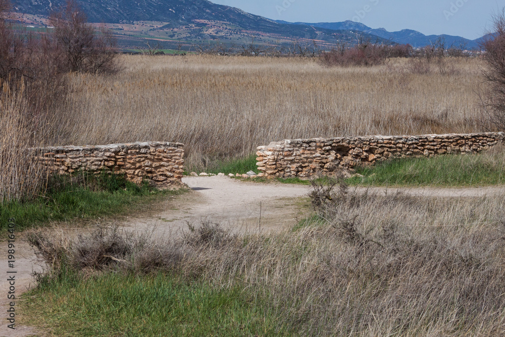 ancient stone wall ancient stone wall
