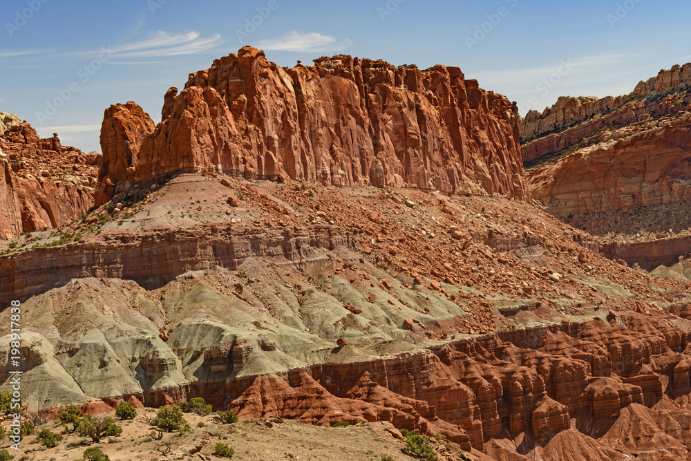 Fototapeta premium Eroded Cliffs in the Desert