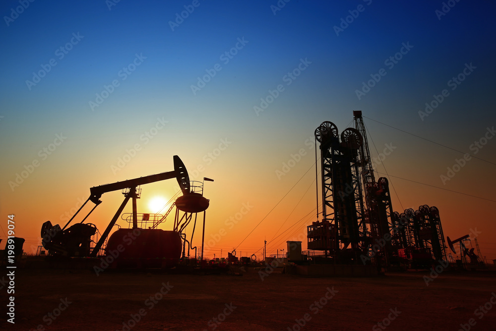 The oil pump, industrial equipment The oil pump, industrial equipment