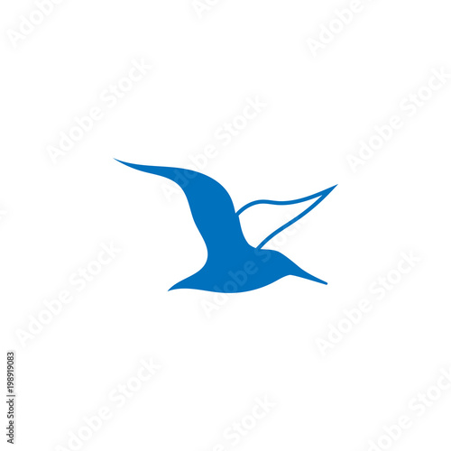 Albatross logo design template