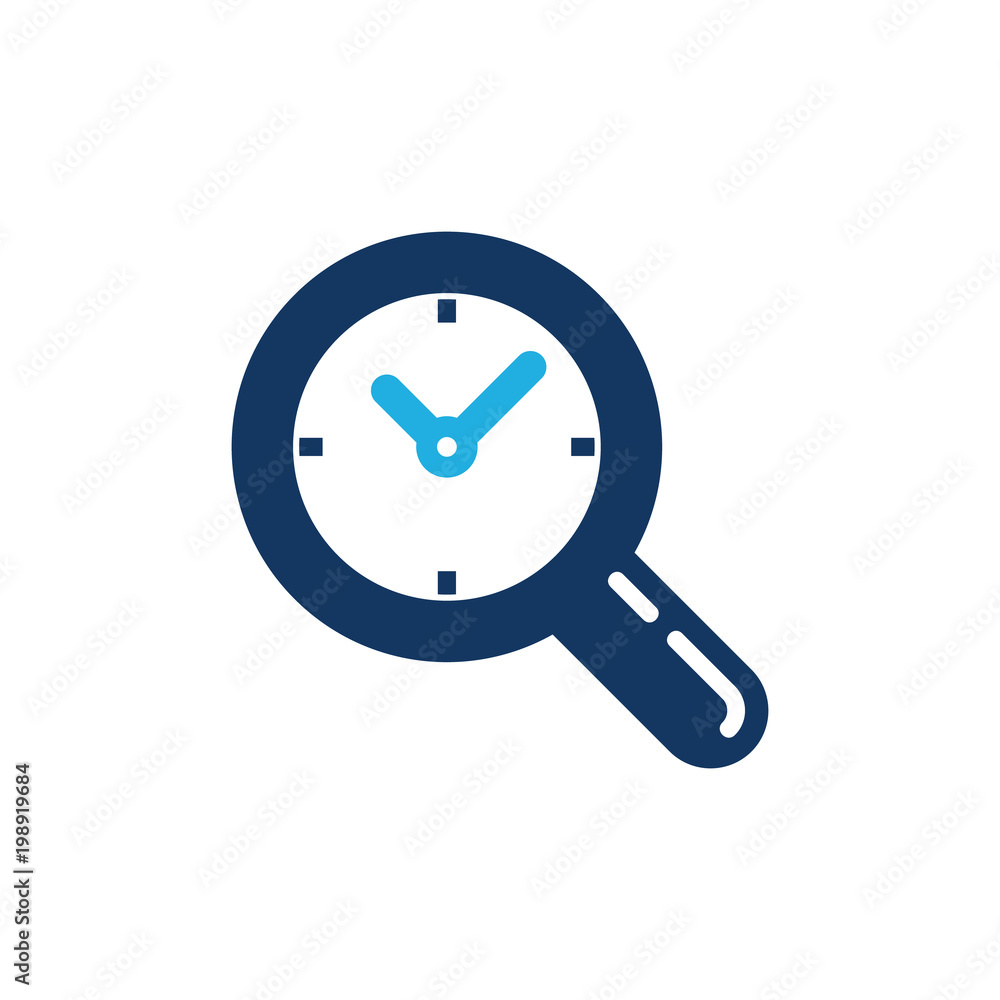 Time Find Logo Icon Design Time Find Logo Icon Design