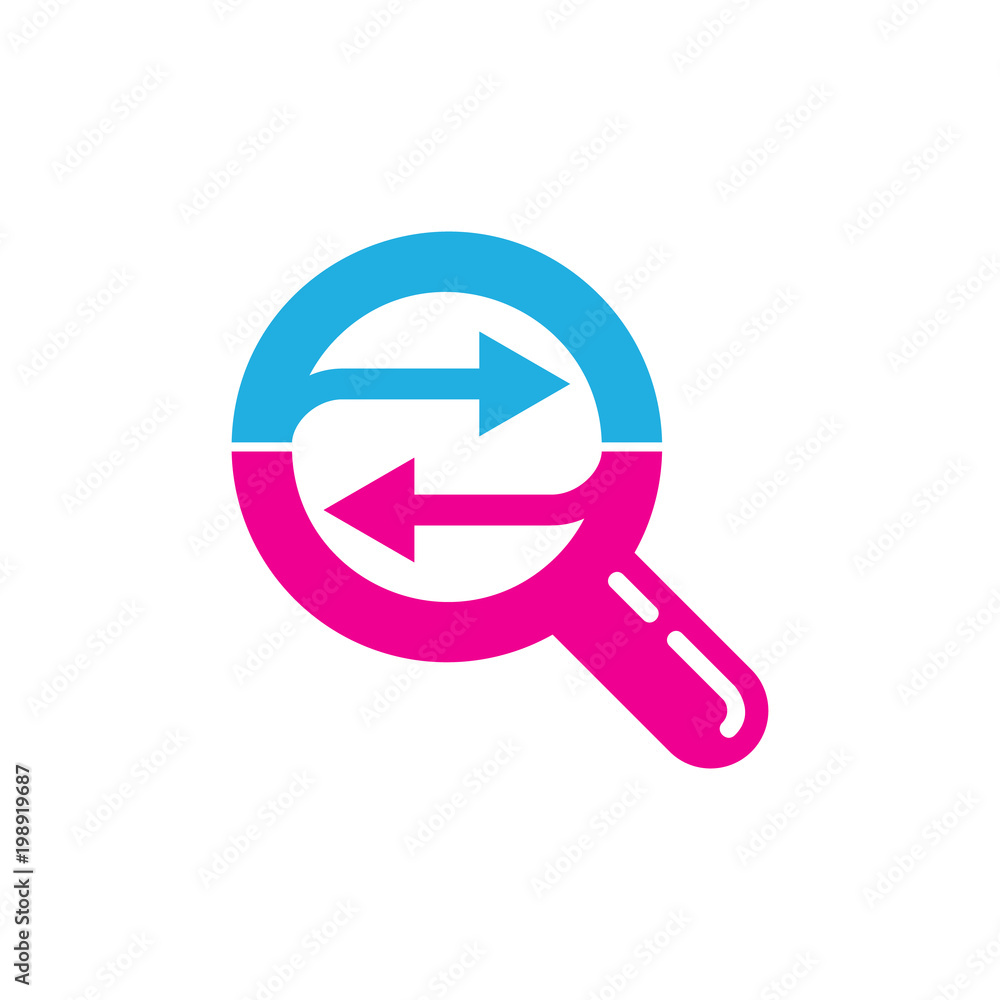 Transfer Find Logo Icon Design Transfer Find Logo Icon Design