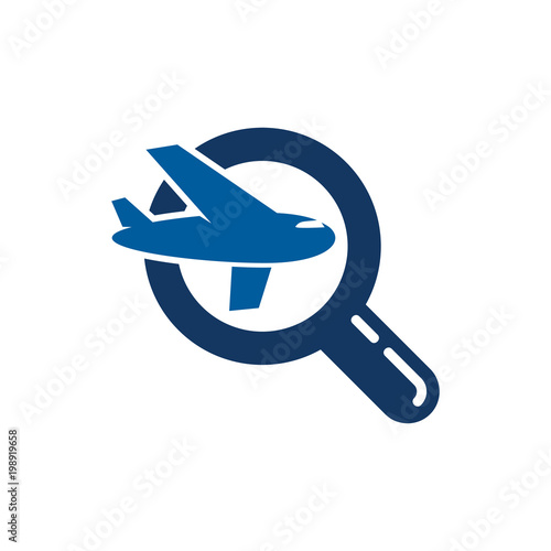 Travel Find Logo Icon Design