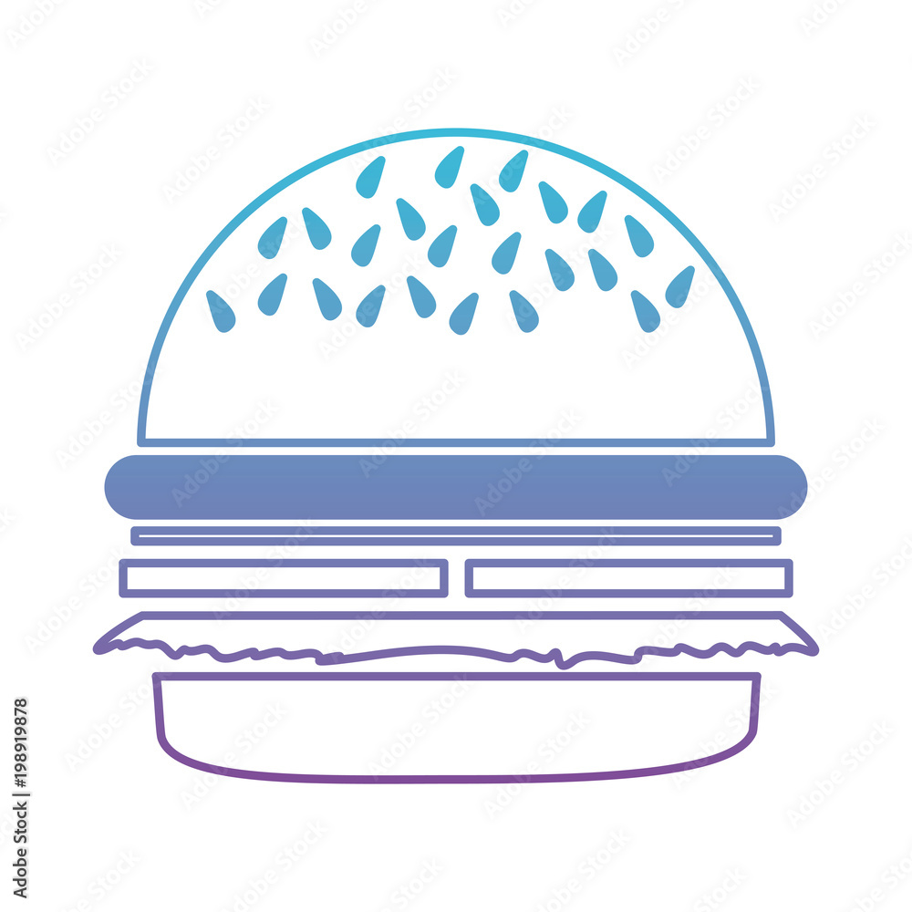 delicious burger fast food icon delicious burger fast food icon