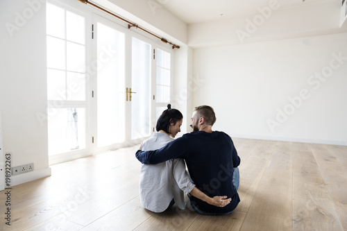 Couple move to new house