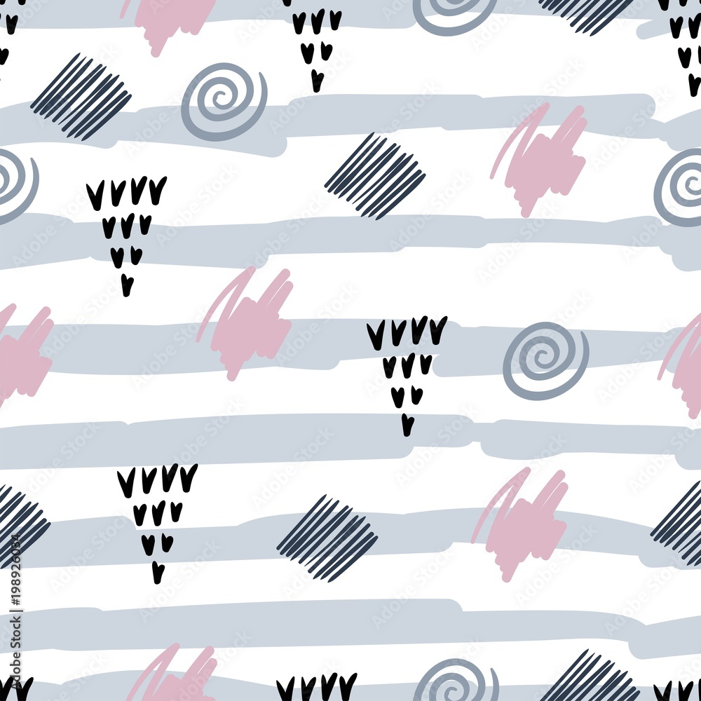 Abstract background with hand drawn textures, memphis style. Seamless pattern. Wabi sabi minimal Japanese design. Universal card, pastel colors. Retro design, fashion art with stripes Abstract background with hand drawn textures, memphis style. Seamless pattern. Wabi sabi minimal Japanese design. Universal card, pastel colors. Retro design, fashion art with stripes