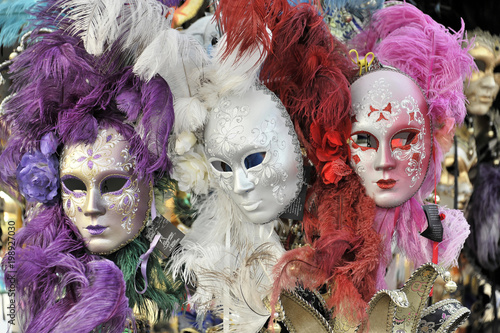 Verkaufsstand, Masken, Andenken, Souvenirs, Venedig, Venetien, Italien, Europa ©  Egon Boemsch