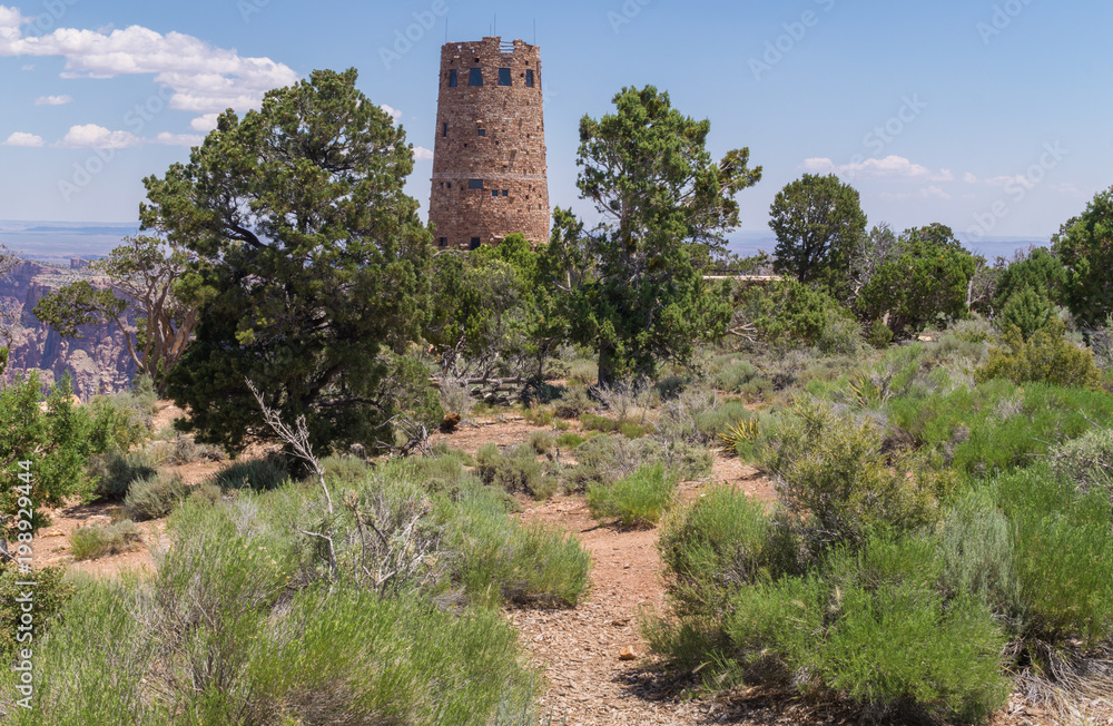 Navajo watchtower. Grand Canyon National Park, Arizona