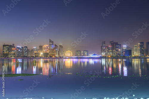Hangzhou CBD night view