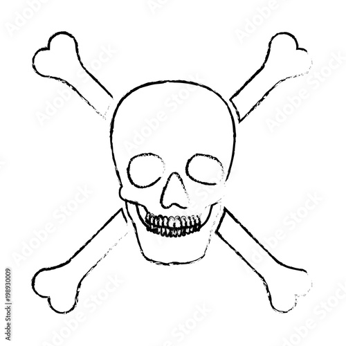 skull with bones crossed