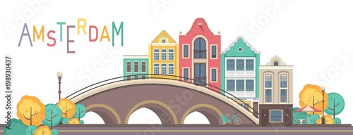vector city amsterdam