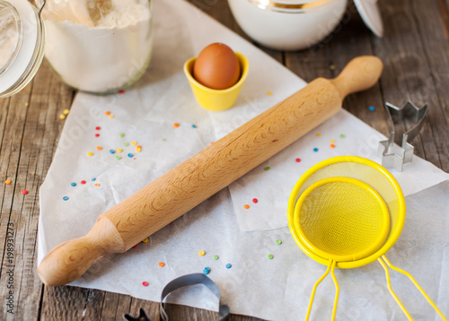 wooden rolling pin